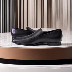 Gordon Rush Black Slip On Loafers Size 7.5